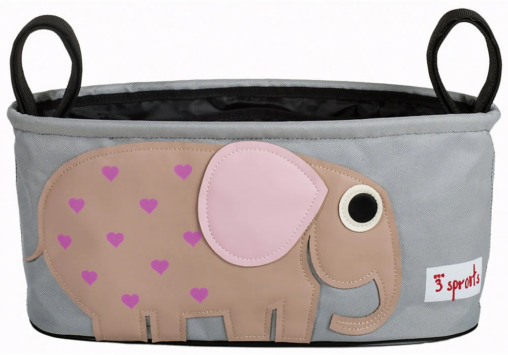 3 Sprouts Kinderwagentasche Elefant, 16 X 32 Cm 2 3 Sprouts Kinderwagentasche Elefant, 16 X 32 Cm – Bild 2