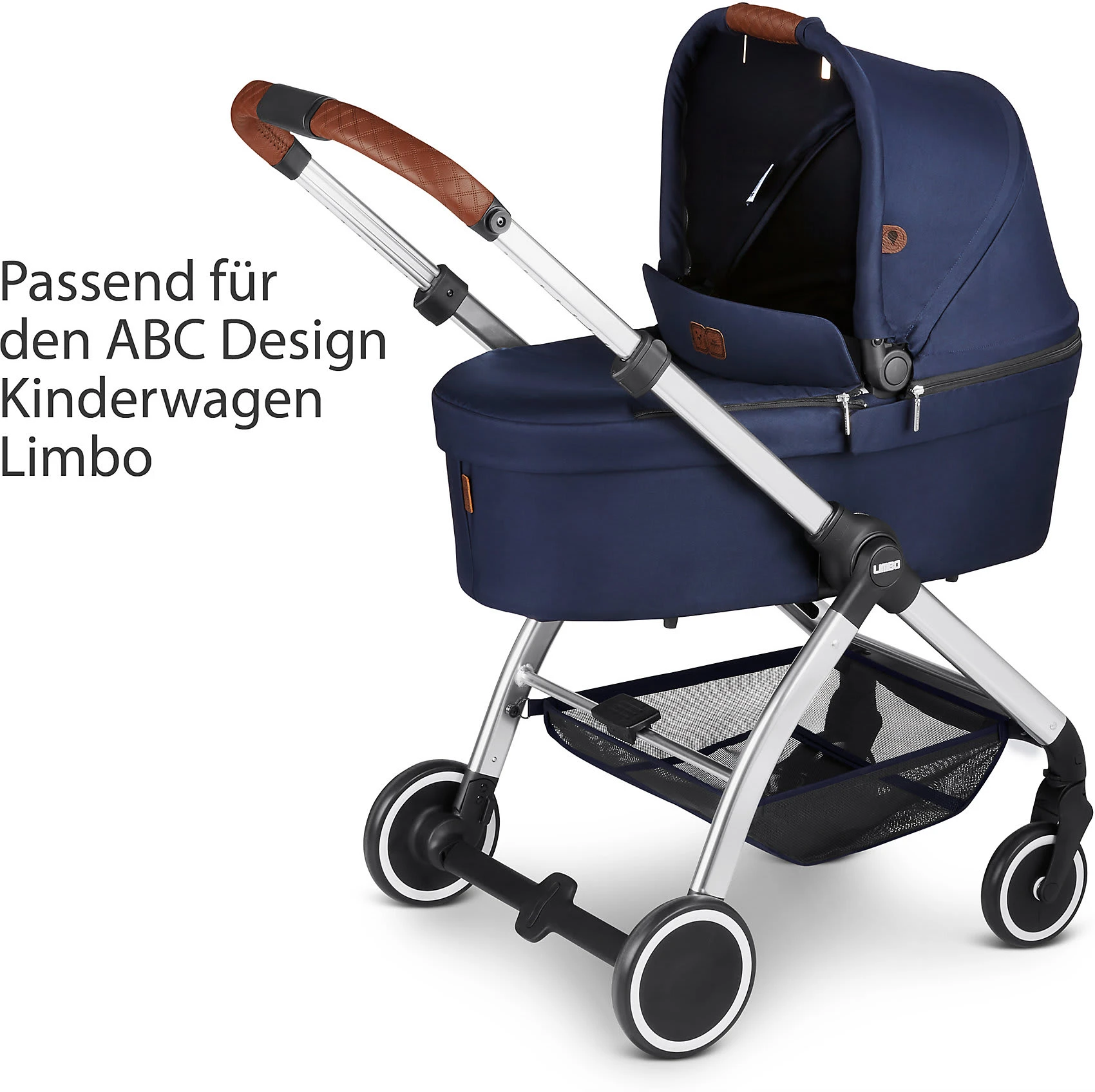 ABC Design Kinderwagenaufsatz Limbo, Diamond Navy 6 ABC Design Kinderwagenaufsatz Limbo, Diamond Navy – Bild 6