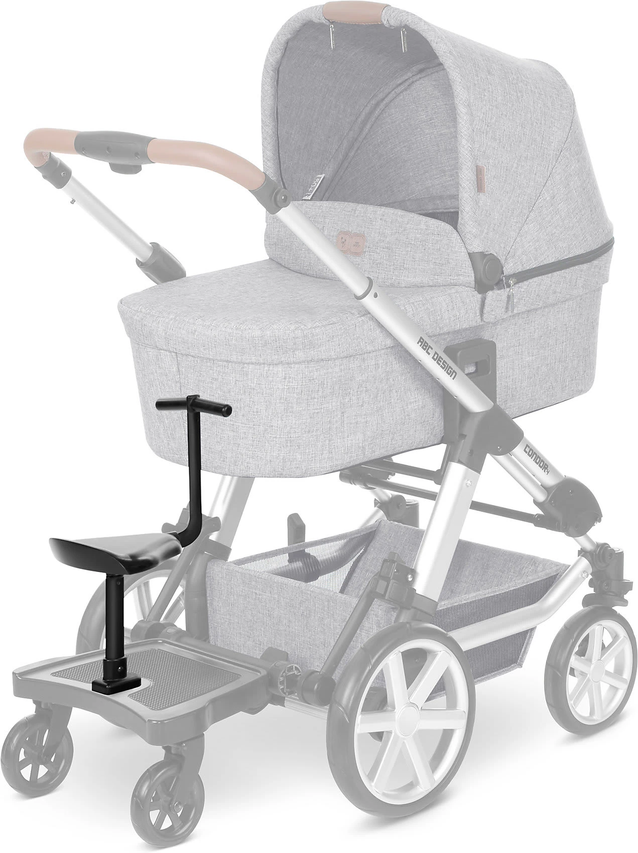 ABC Design Trittbrett Mit Sitz Für Kinder, Kiddie Ride On 2, Set 4 ABC Design Trittbrett Mit Sitz Für Kinder, Kiddie Ride On 2, Set – Bild 4