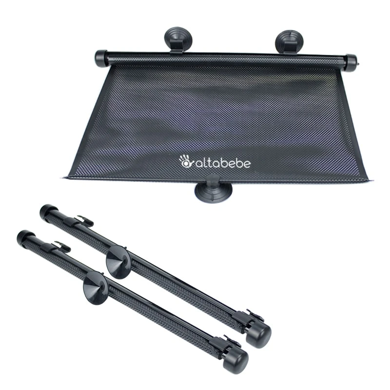 Altabebe Autosonnenschutzrollo (Twin Pack) In Schwarz 7 Altabebe Autosonnenschutzrollo (Twin Pack) In Schwarz – Bild 7