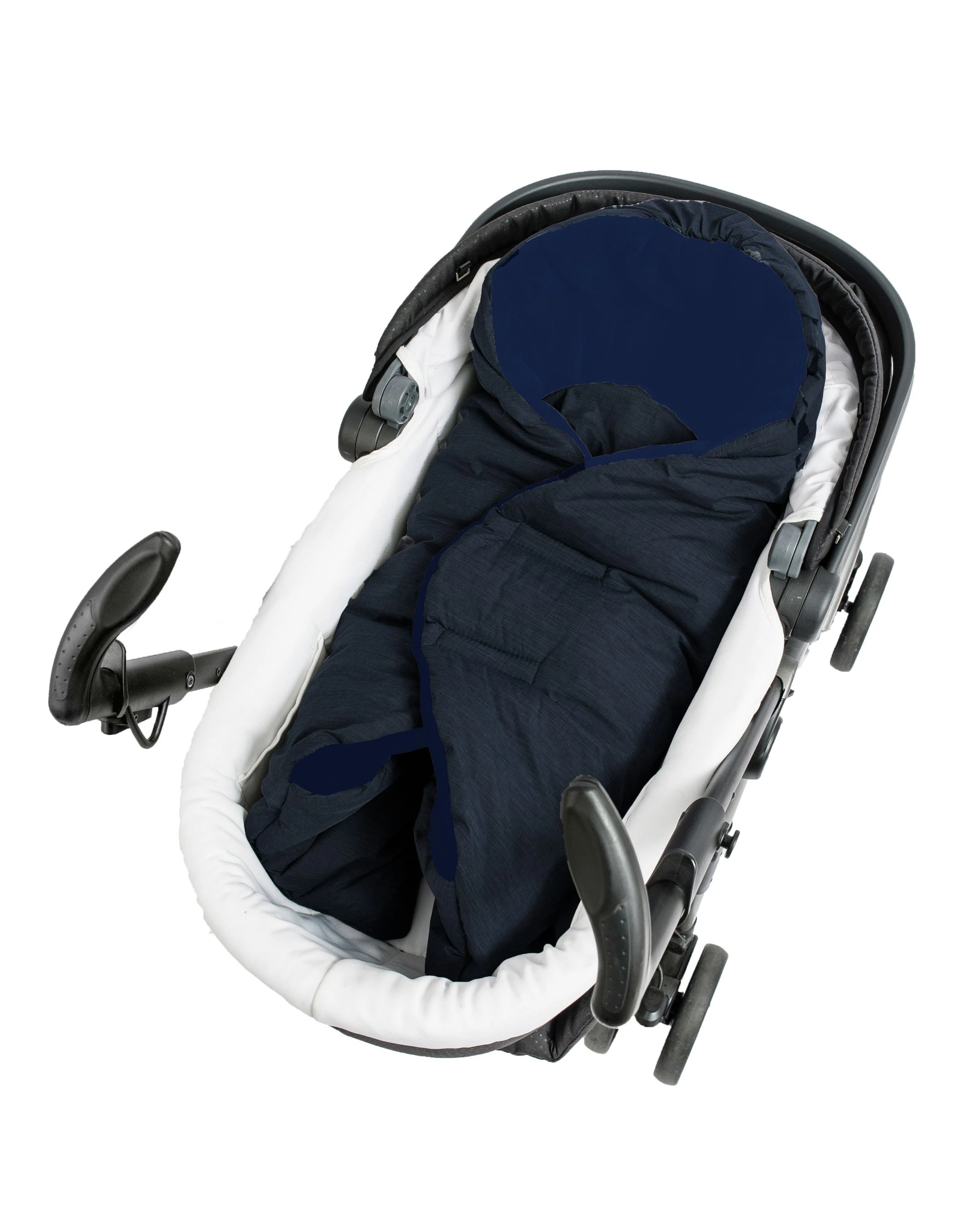 Altabebe Baby Einschlagdecke In Dunkelgblau - 0-6 Monate 2 Altabebe Baby Einschlagdecke In Dunkelgblau - 0-6 Monate – Bild 2