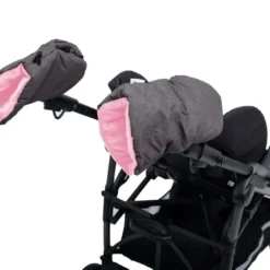 Alternative view of Altabebe Handwärmer-Handschuhe Alpin In Dunkelgrau / Rosa