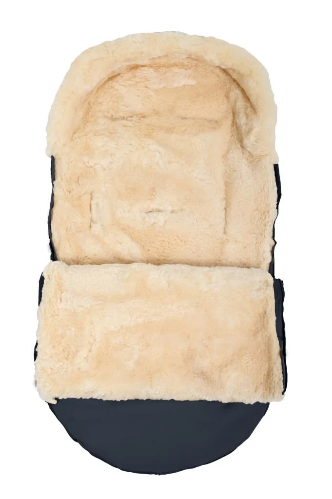 Altabebe Lammfellfußsack In Dunkelblau - 9-36 Monate 3 Altabebe Lammfellfußsack In Dunkelblau - 9-36 Monate – Bild 3