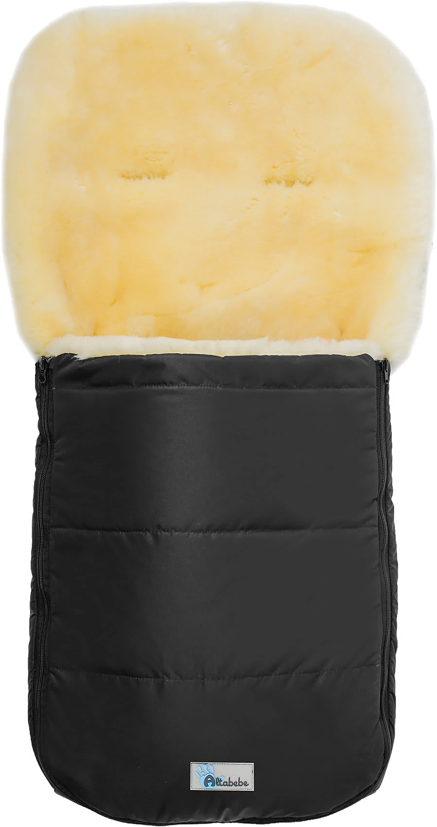 Altabebe Lammfellfußsack Nordkap Kinderwagen Schwarz 1 Altabebe Lammfellfußsack Nordkap Kinderwagen Schwarz