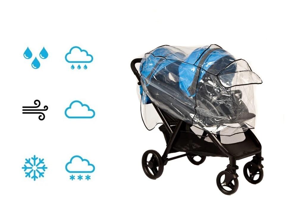 Altabebe Regenhaube Für Alle Geschwisterwagen In Transparent 3 Altabebe Regenhaube Für Alle Geschwisterwagen In Transparent – Bild 3