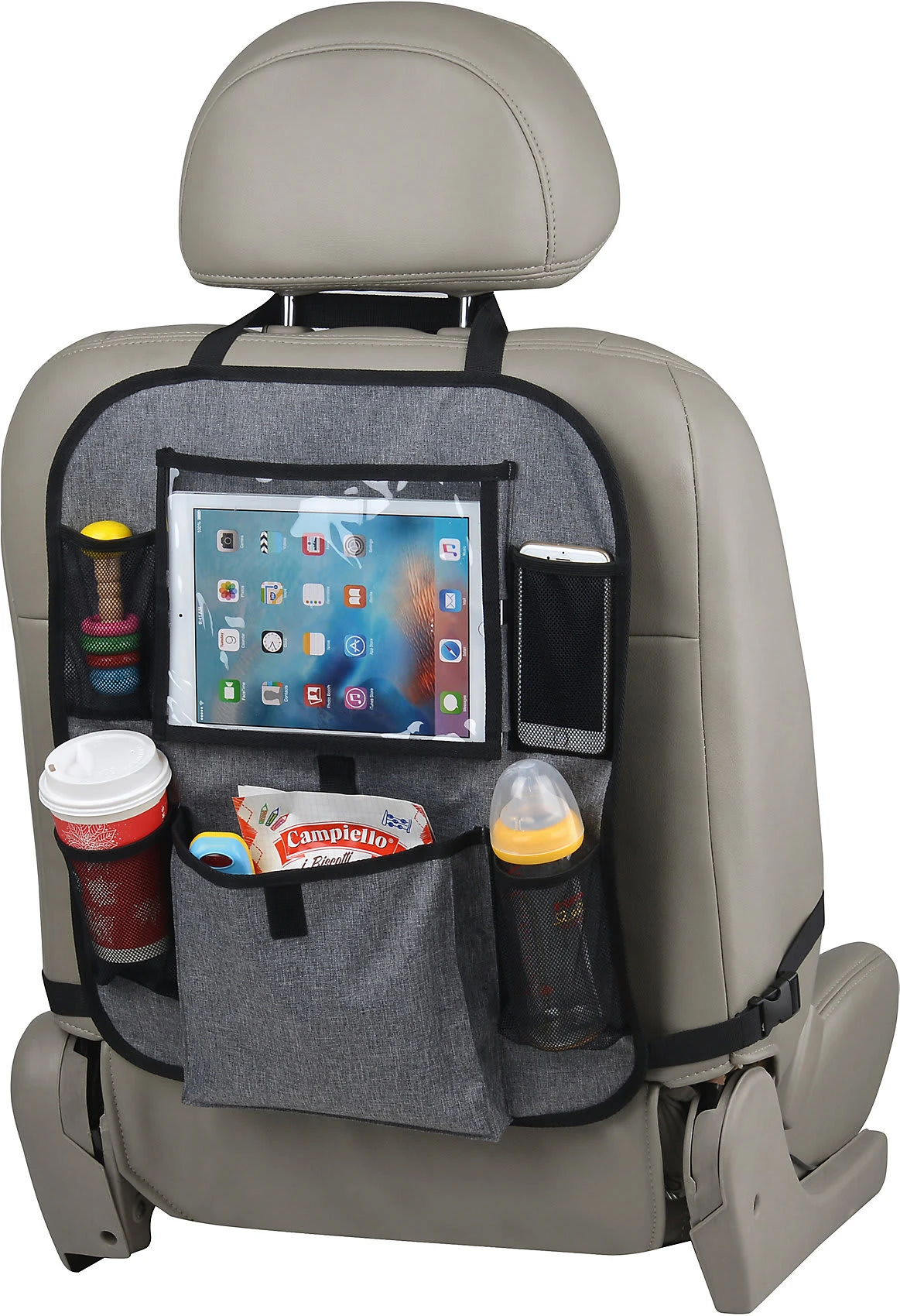 Altabebe Rückenlehnentasche Basic, Schwarz 2 Altabebe Rückenlehnentasche Basic, Schwarz – Bild 2
