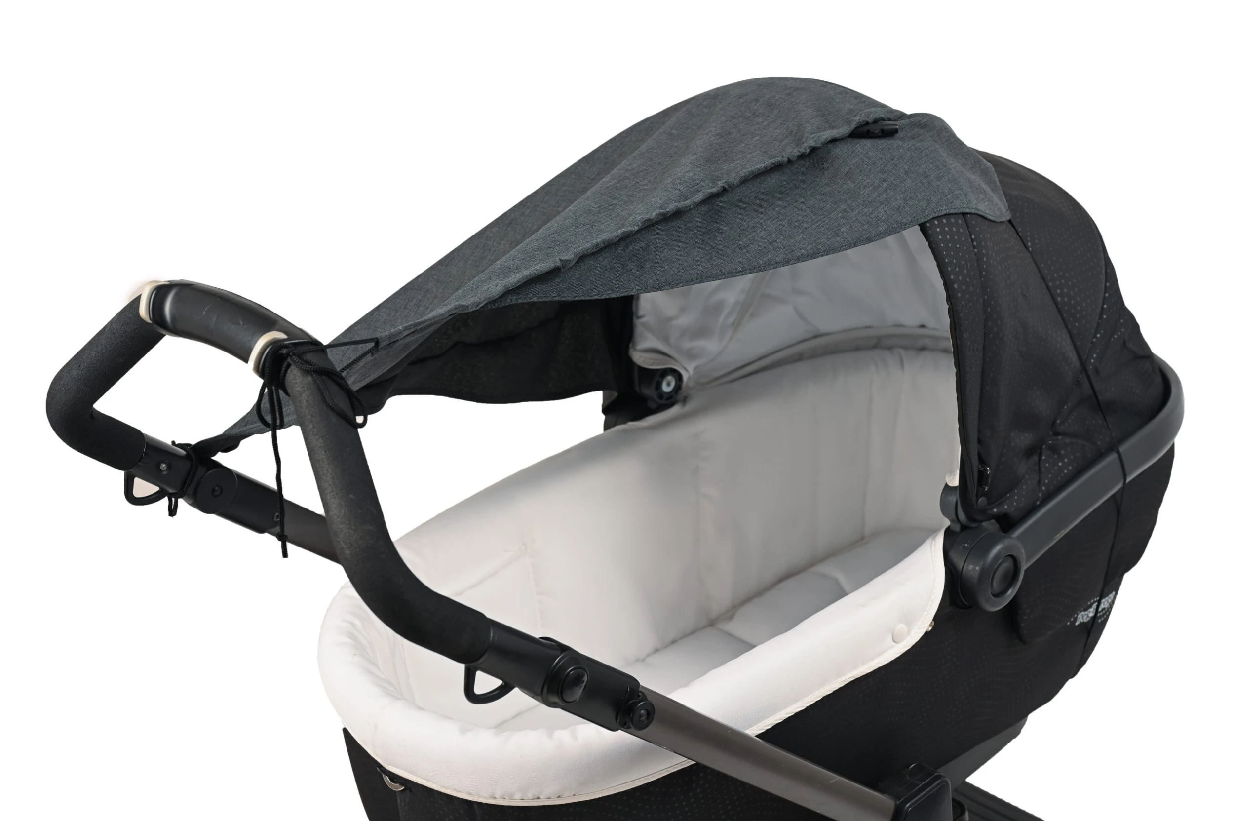 Altabebe Sonnensegel Lifeline Mit Seitenschutz Für Kinderwagen/Buggy In Schwarz 2 Altabebe Sonnensegel Lifeline Mit Seitenschutz Für Kinderwagen/Buggy In Schwarz – Bild 2