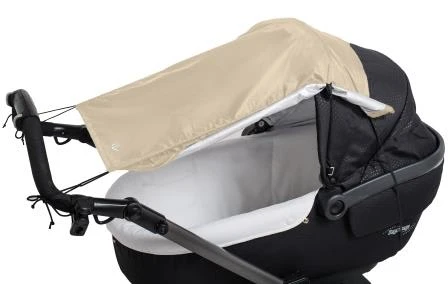 Altabebe Sonnensegel Mit Seitenschutz Für Kinderwagen/Buggy In Beige 4 Altabebe Sonnensegel Mit Seitenschutz Für Kinderwagen/Buggy In Beige – Bild 4