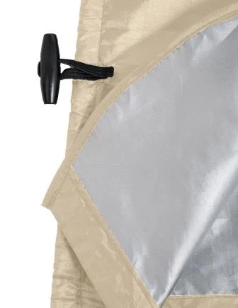 Altabebe Sonnensegel Mit Seitenschutz Für Kinderwagen/Buggy In Beige 7 Altabebe Sonnensegel Mit Seitenschutz Für Kinderwagen/Buggy In Beige – Bild 7