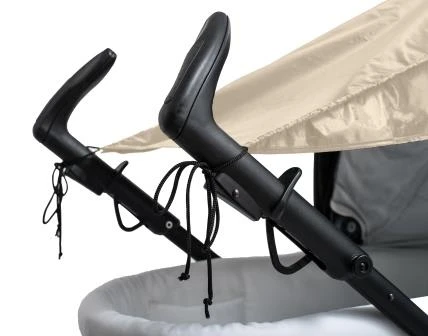 Altabebe Sonnensegel Mit Seitenschutz Für Kinderwagen/Buggy In Beige 8 Altabebe Sonnensegel Mit Seitenschutz Für Kinderwagen/Buggy In Beige – Bild 8