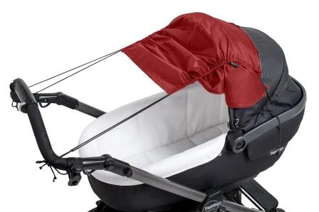 Altabebe Sonnensegel Mit Seitenschutz Für Kinderwagen/Buggy In Rot 5 Altabebe Sonnensegel Mit Seitenschutz Für Kinderwagen/Buggy In Rot – Bild 5