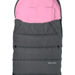 Altabebe Winterfußsack Alpin In Dunkelgrau / Rosa - 9-36 Monate -Jollein shop altabebe winterfusssack alpin in dunkelgrau rosa 9 36 monate 2 scaled