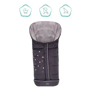 Babycab Winter-Fußsack Stars Für Kinderwagen, Buggy In Grau – Bild 7
