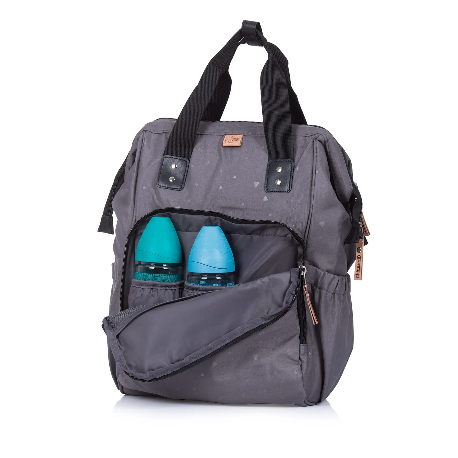 Chipolino Kinderwagentasche, Rucksack In Grau 3 Chipolino Kinderwagentasche, Rucksack In Grau – Bild 3