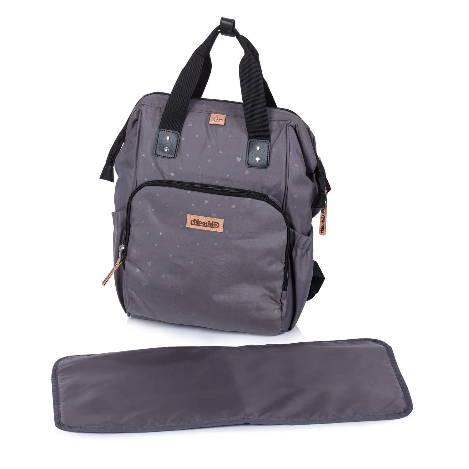 Chipolino Kinderwagentasche, Rucksack In Grau 4 Chipolino Kinderwagentasche, Rucksack In Grau – Bild 4