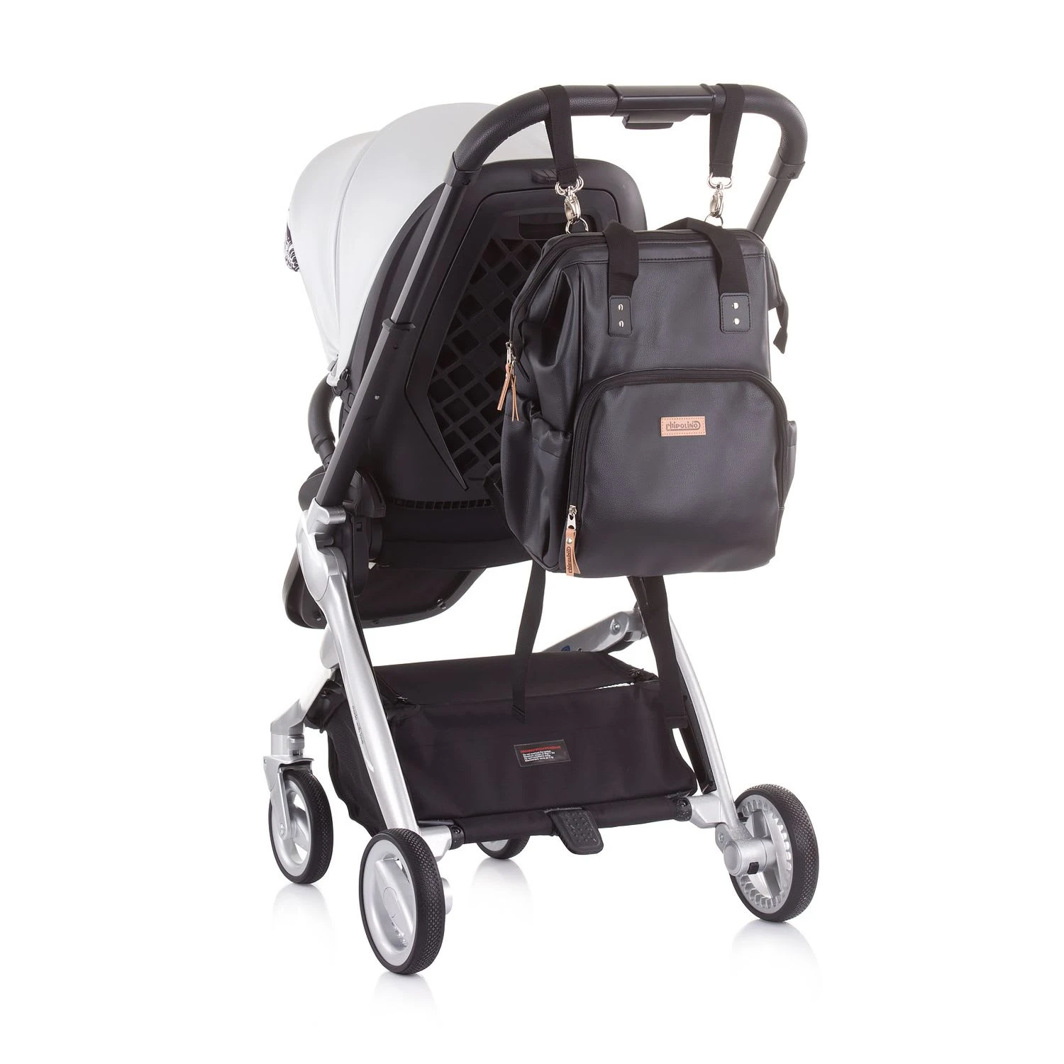 Chipolino Kinderwagentasche, Rucksack In Schwarz 3 Chipolino Kinderwagentasche, Rucksack In Schwarz – Bild 3