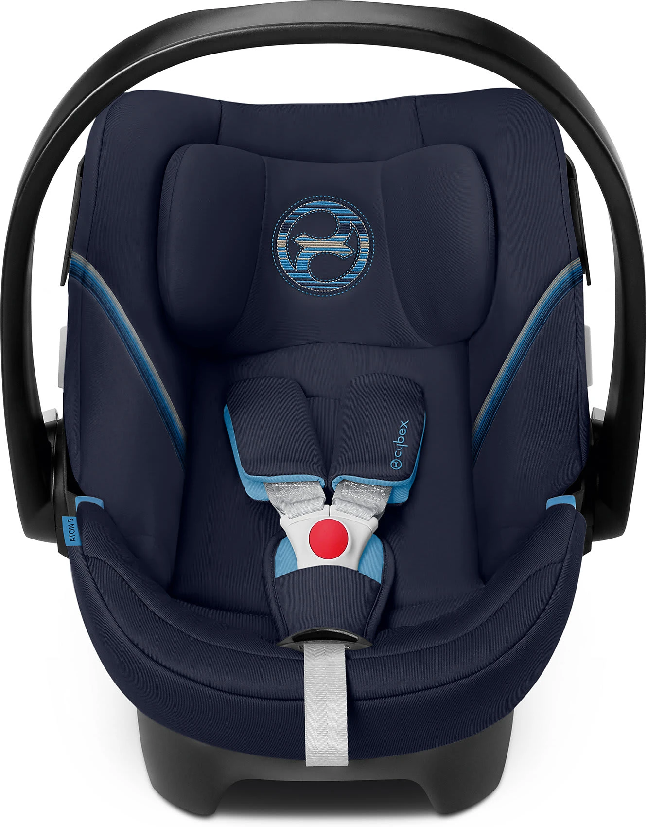 CYBEX Babyschale Aton 5, Gold-Line, Navy Blue – Bild 4