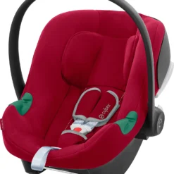 CYBEX Babyschale Aton B2 I-Size Inkl. Base One, Dynamic Red-mid Red