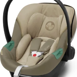 CYBEX Babyschale Aton S2 I-Size, Classic Beige | Mid Beige