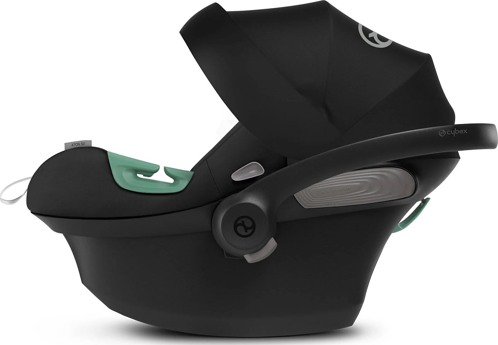 CYBEX Babyschale ATON S2 I-Size, Monument Grey 4 CYBEX Babyschale ATON S2 I-Size, Monument Grey – Bild 4