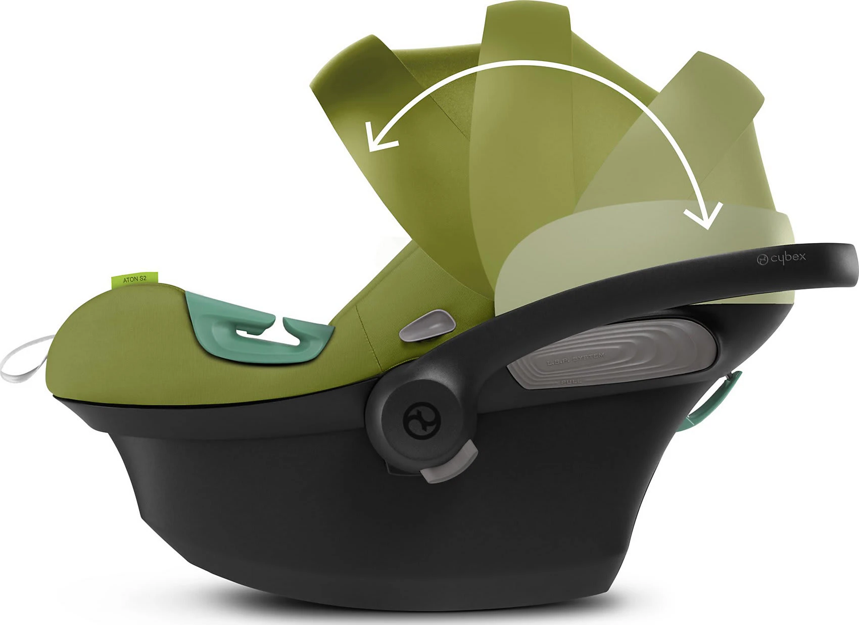 CYBEX Babyschale ATON S2 I-Size, Nature Green – Bild 5