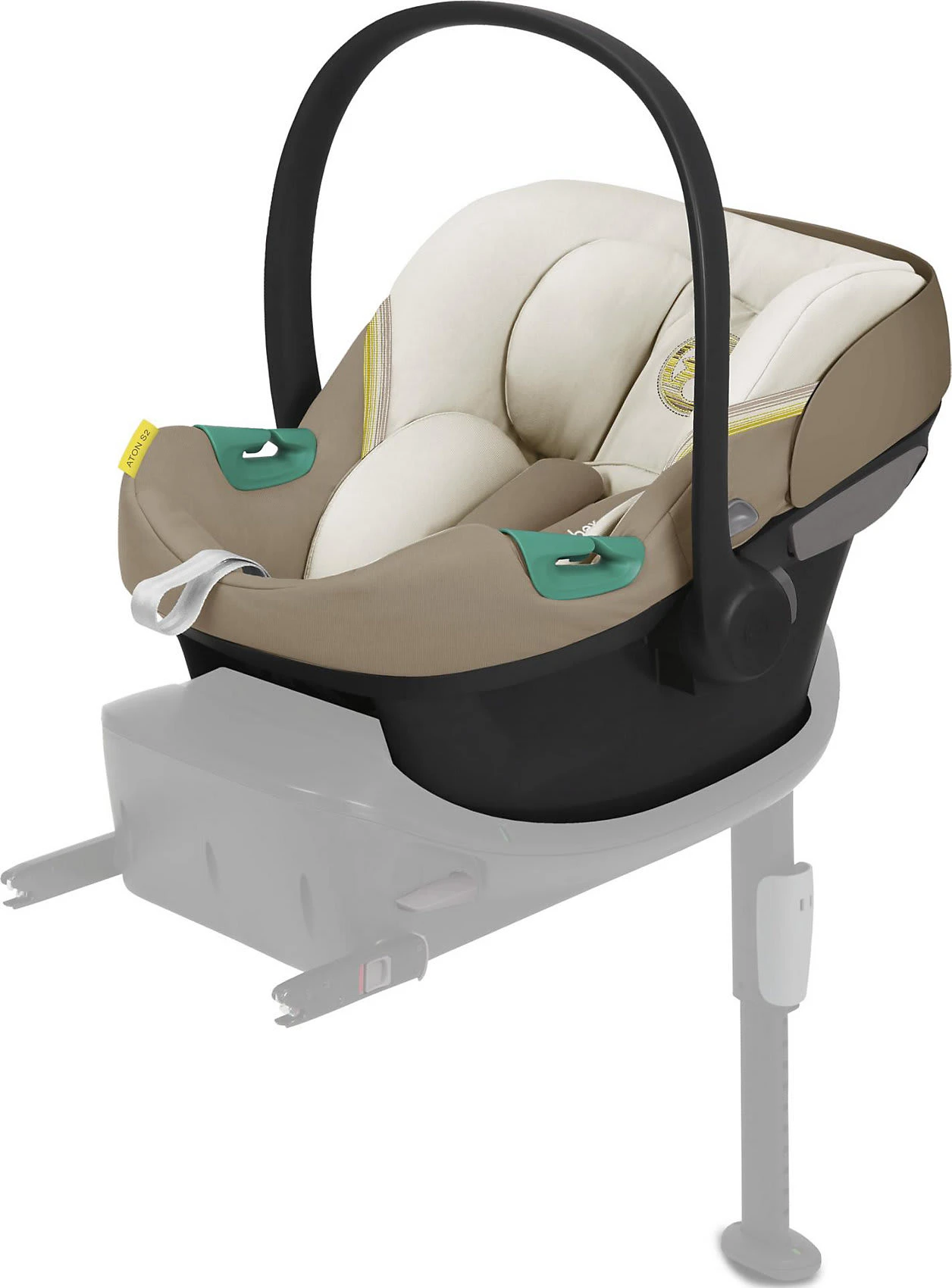 CYBEX Babyschale ATON S2 I-Size, Seashell Beige 10 CYBEX Babyschale ATON S2 I-Size, Seashell Beige – Bild 10