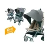 Diago Sonnenverdeck Universal Premium Für Kinderwagen In Grau
