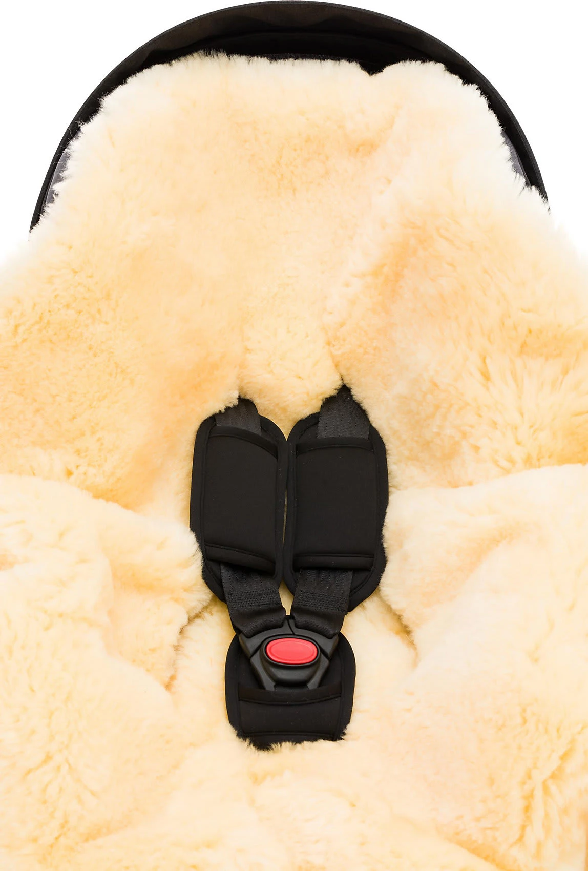 Fillikid WinterfuĂsack Pamir Gr. 0 Echtfell Altrosa â Bild 6