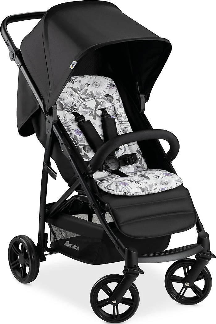 HAUCK Sitzauflage Für Kinderwagen, Floral Grey 3 HAUCK Sitzauflage Für Kinderwagen, Floral Grey – Bild 3