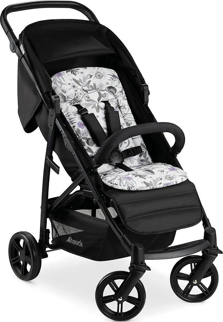 HAUCK Sitzauflage Für Kinderwagen, Floral Grey 4 HAUCK Sitzauflage Für Kinderwagen, Floral Grey – Bild 4