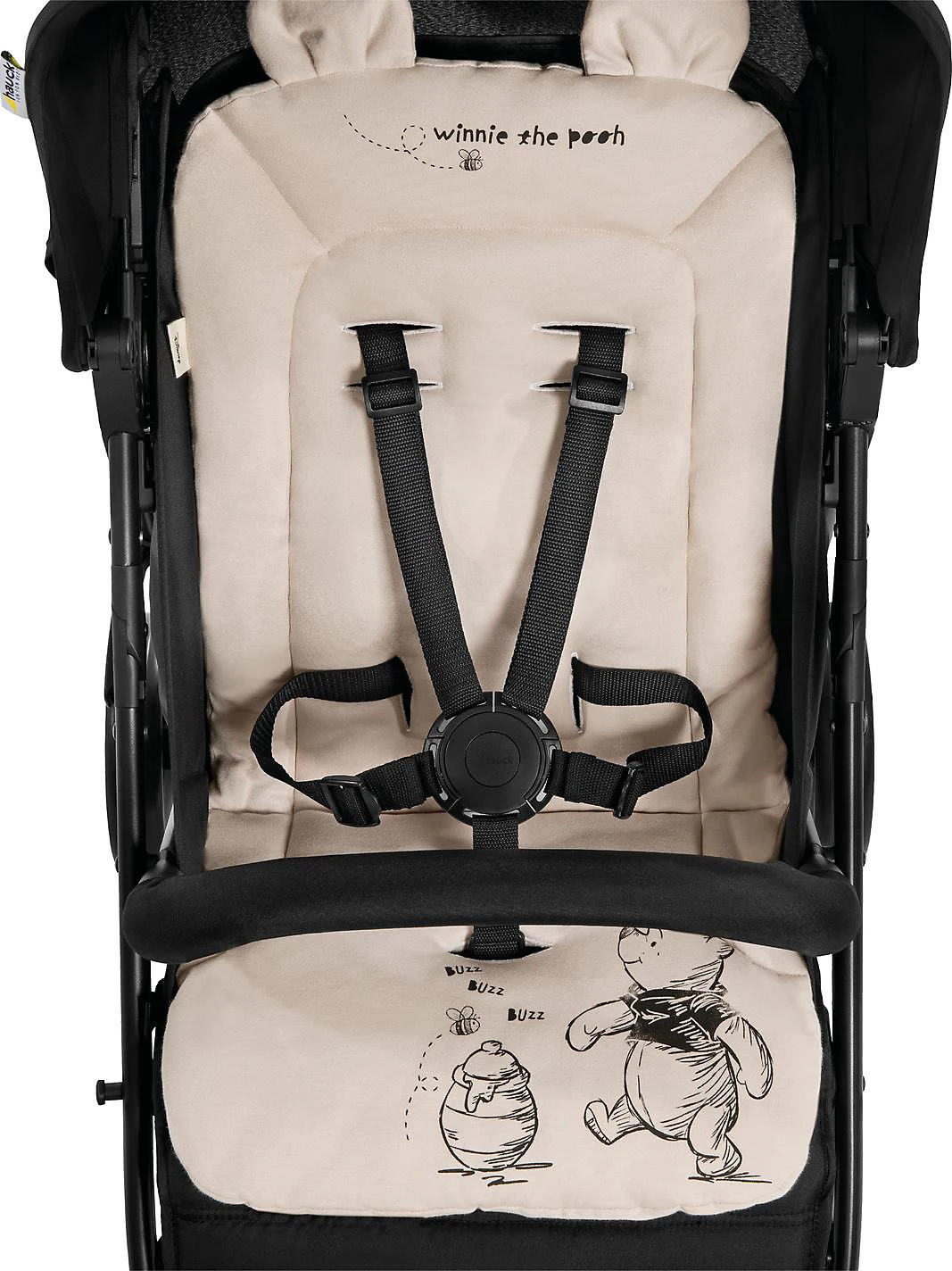 HAUCK Sitzauflage Für Kinderwagen, Winnie Pooh, Beige 4 HAUCK Sitzauflage Für Kinderwagen, Winnie Pooh, Beige – Bild 4