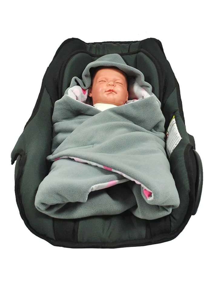 HOBEA Winter-Einschlagdecke In Rosa/ Grau - (L)70 X (B)70 Cm 2 HOBEA Winter-Einschlagdecke In Rosa/ Grau - (L)70 X (B)70 Cm – Bild 2