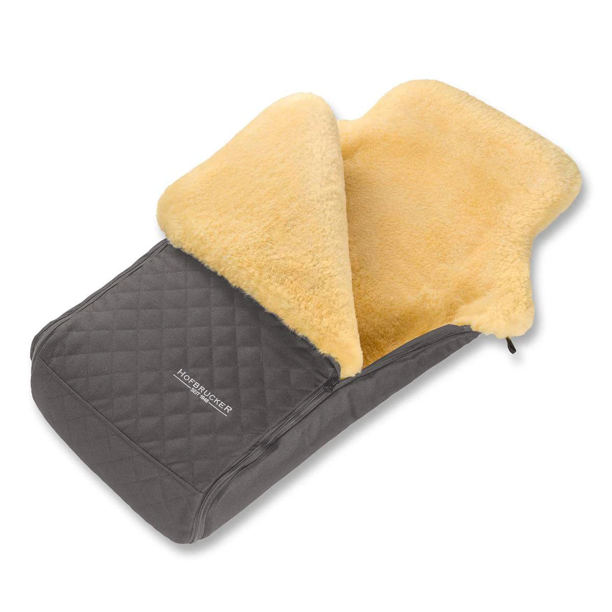 Hofbrucker Kinderwagen FuĂsack Luxus Limited Edition In Grau â Bild 2