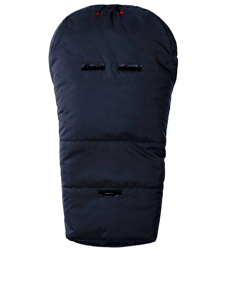 Hofbrucker Lammfell-FuĂsack In Dunkelblau - (L)80 X (B)34 Cm â Bild 3