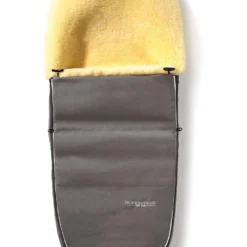 Hofbrucker Lammfell-FuĂsack "Polaris" In Grau - (L)105 X (B)40 Cm