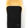 Hofbrucker Lammfell-Fußsack "Putzi" In Schwarz - (L)90 X (B)34 Cm