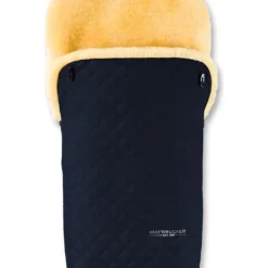 Hofbrucker Lammfell-Fußsack "Putzi Limited Edition" In Dunkelblau - (L)90 X (B)34 Cm