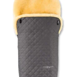 Hofbrucker Lammfell-Fußsack "Putzi Limited Edition" In Grau - (L)90 X (B)34 Cm