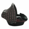 Janabebé By Jyoko Universalhaube Für Maxi Cosi Group 0 Babytrage In Fluor Heart