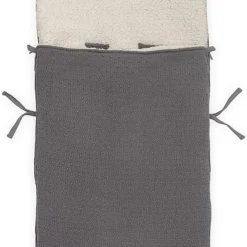 Jollein Fußsack Für Kinderwagen Und Babyschal, Bliss Knit Storm Grey