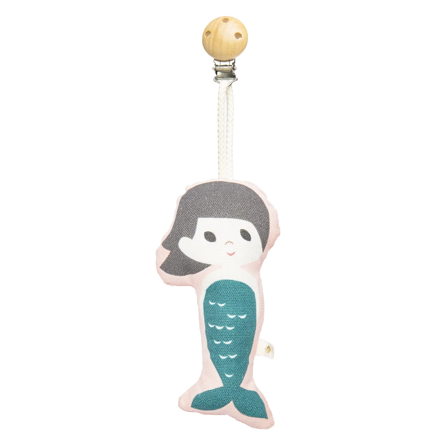 Julica Kinderwagen-Clip "Meerjungfrau" In Bunt - Mit Geschenkkarte – Bild 4