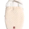 Kaiser Naturfellprodukte Babyschalen-Fußsack "Velvet Hoody" In Beige