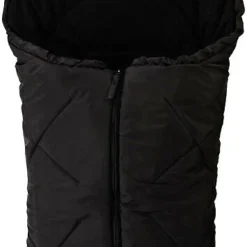 Kaiser Naturfellprodukte Fleece Kuschelsäckchen Für Babyschale, Schwarz