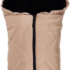Kaiser Naturfellprodukte Fleece Kuschelsäckchen Für Babyschale Und Kinderwagen, Sand