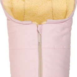 Kaiser Naturfellprodukte Fußsack Channy Für Babyschale, Lammfell, Denim Rose