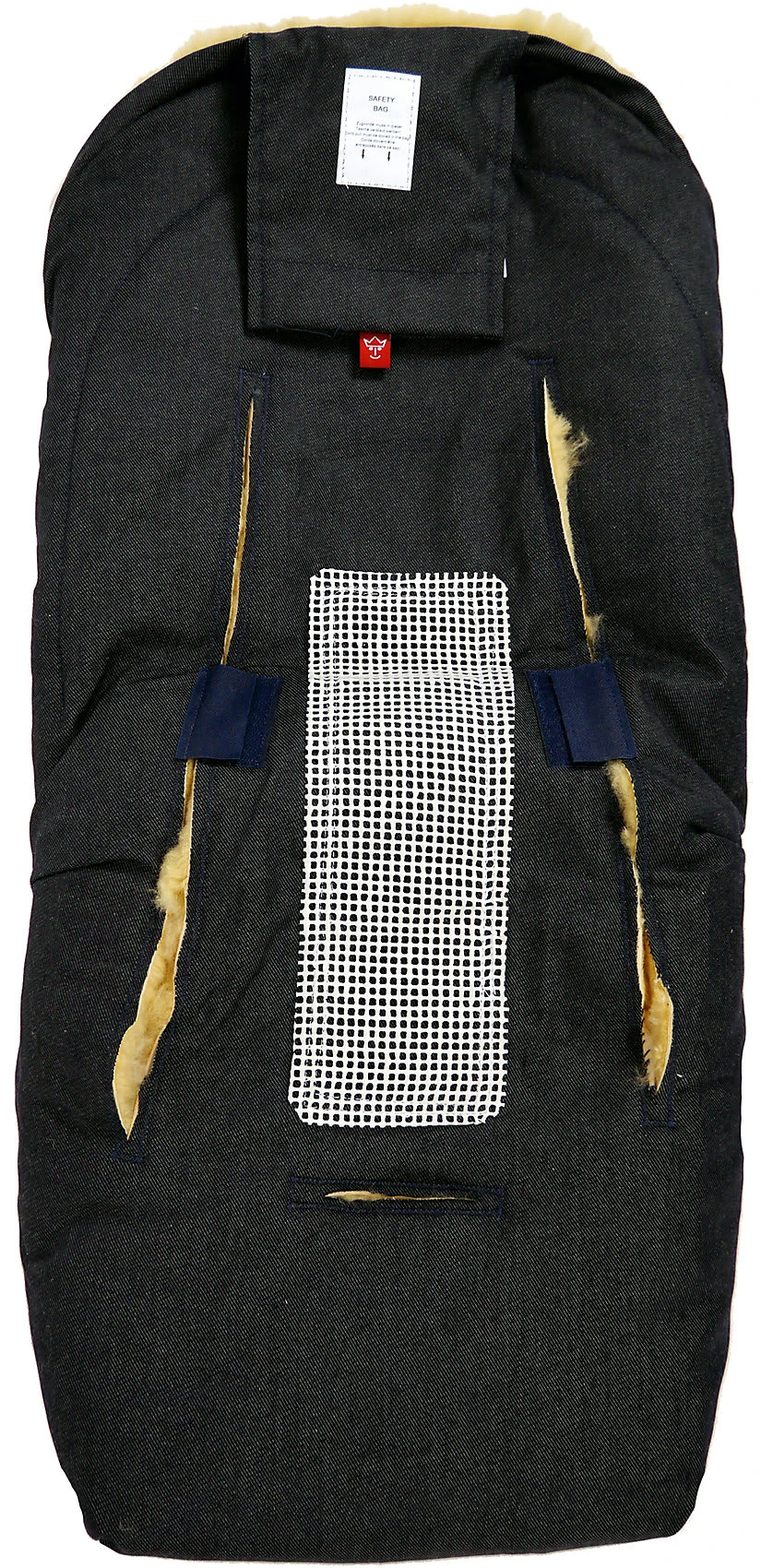 Kaiser Naturfellprodukte Fußsack EMMA Für Babyschale Und Kinderwagen, Lammfell, Anthrazit – Bild 4