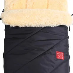 Kaiser Naturfellprodukte FuĂsack PAAT Mit Lammfell, Black