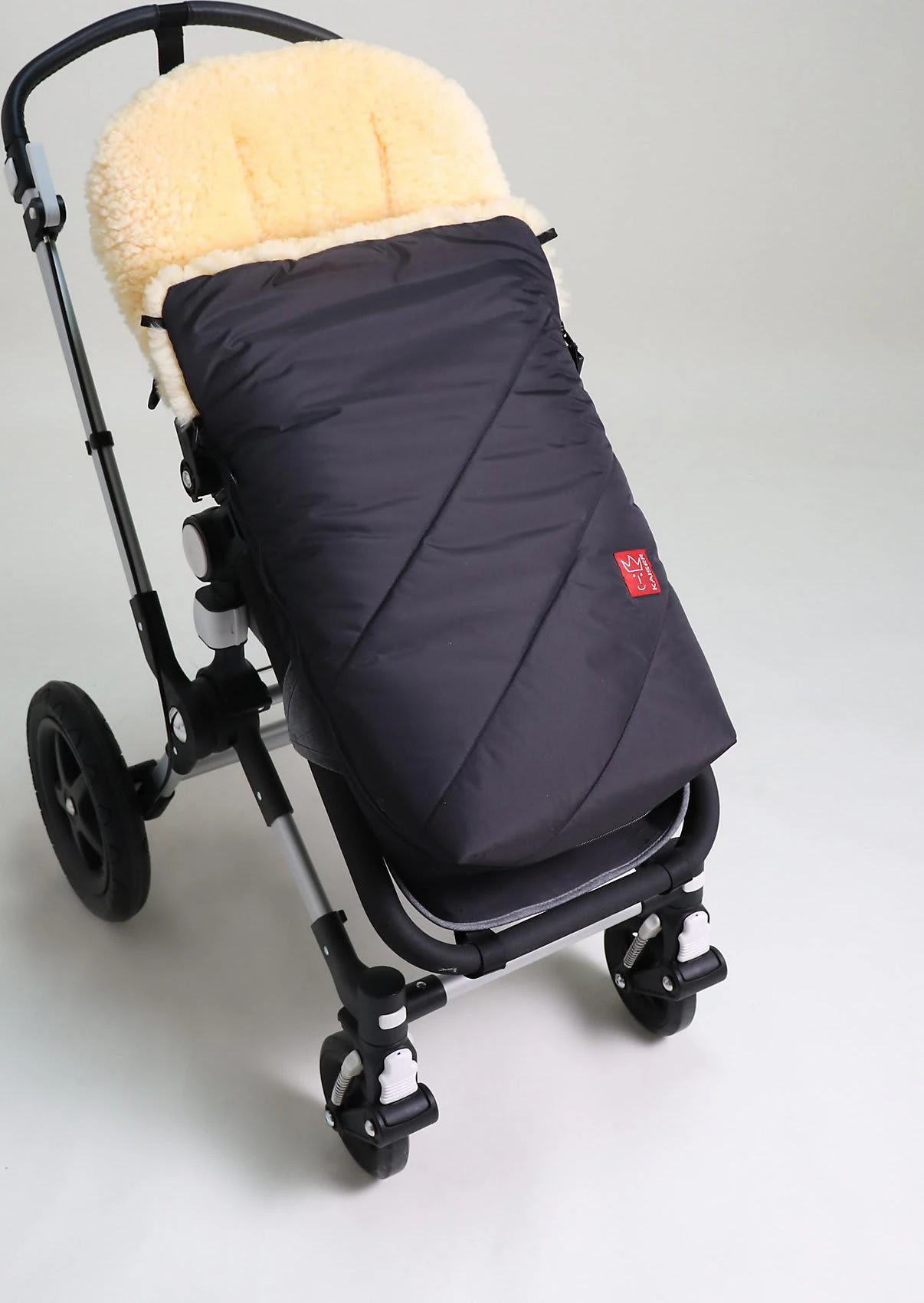 Kaiser Naturfellprodukte FuĂsack PAAT Mit Lammfell, Black â Bild 6