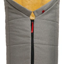 Kaiser Naturfellprodukte Iglu-Fußsack Mit Lammfell, Grau Melange