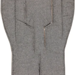 Kaiser Naturfellprodukte Komfort Sitzauflage Crown Für Kinderwagen Und Buggy, Anthracite Melange